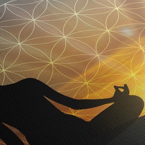 A meditáció képe (órával) (90x30 cm)
