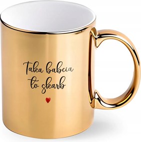 Ajándék Nagymama És Nagypapa Napjára Arany Bögre Nagymama Tea Kávé