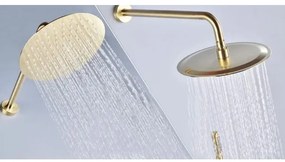 REA-P4110 - LUNGO zuhanyszett falba süllyesztett csapteleppel, arany