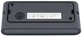 LED Kültéri fali lámpa FLOW LED/6W/230V IP54 fekete