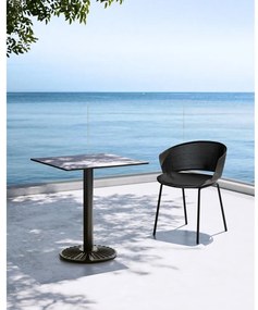 Fekete étkezőszék szett 4 db-os Yeray – Kave Home