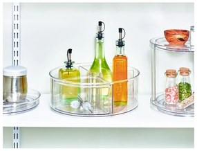 Átlátszó kerek tárolódoboz, Ø 29 cm - iDesign The Home Edit