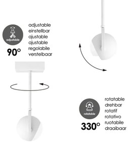 LED Dimmelhető spotlámpa NOP 1xGU10/5,8W/230V fehér