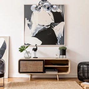 Felületre szerelhető csillár LATIL 5xE27/60W/230V fekete