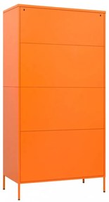 narancssárga acél Ruhásszekrény 90 x 50 x 180 cm