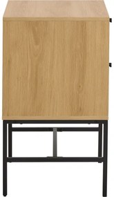 OLIVIA fiókos éjjeliszekrény, tölgy