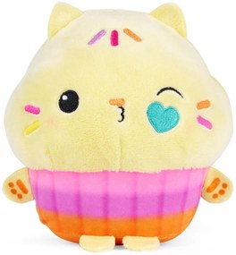 Gábinin Varázslatos Ház Macska Muffin 25 cm,sárga, plüss