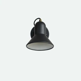 Fali spotlámpa ASTAMA 1xE27/40W/230V fekete/sárgaréz