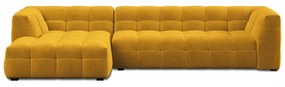 Vesta sárga bársony kanapé, bal oldali - Windsor &amp; Co Sofas