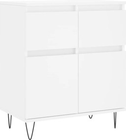 vidaXL fehér szerelt fa tálalószekrény 60 x 35 x 70 cm