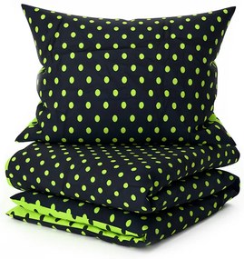 Pamut ágyneműhuzat COLAM GREEN zöld hotel tasakos kialakítás Ágyneműhuzat mérete: 70 x 90 cm | 140 x 200 cm