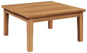 Kerti Asztal 60x60x30 cm Tömbfa Teak