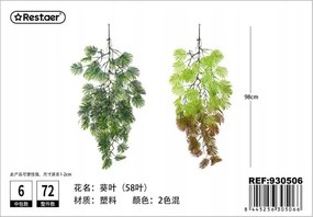 Dekoratív fali növény 58 cm természetes megjelenés