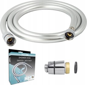 Sima zuhanytömlő 200 cm erősített csavarodásgátló LAR-SOH-2 zuhanyhoz