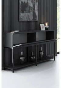 Konzolasztal Lord - Anthracite, Black
