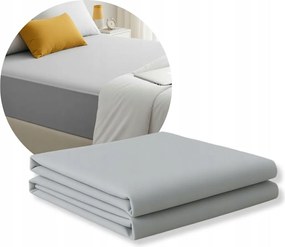 Lepedő 160x200 Szürke Jersey gumis 200x160 Matrac Lengyel