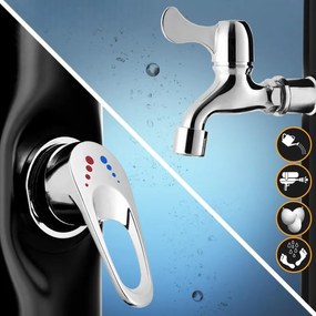 Furnigo Bow Black 35 L szolár zuhany