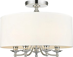 Cosmolight ABU DHABI C05428CH-WH Plafonlámpa 5x40W/E14