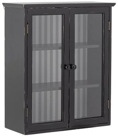 Fekete jegenyefenyő függő tálalószekrény 51,5x66,5x22,5 cm Hazem – Bloomingville