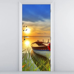 Fotótapéta ajtóra - Csónak (95x205cm)