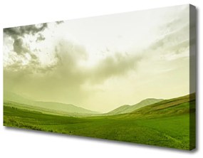 Vászonkép Nature Green Meadow megtekintése 100x50 cm