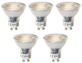 5 darabos GU10 dimmelhető LED izzókészlet 3W 200 lm 3000K