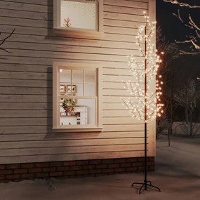 LED-es cseresznyevirágfa 368 meleg fehér LED-del 300 cm