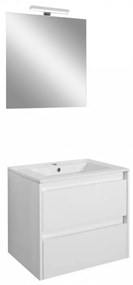 Porto Prime 60 komplett fürdőszoba bútor fehér színben