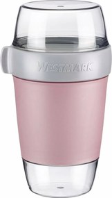 Westmark háromrészes ételtartó edény, 1150 ml, rózsaszín, L