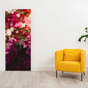 Fotótapéta ajtóra - Egy bokor virágai (95x205cm)
