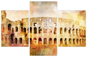 Kép - Digitális festészet, Colosseum, Róma, Olaszország (90x60 cm)