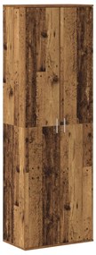 Felsőszekrény Régi Fa 60x35x180 cm Műszaki Fa