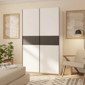 BERNO Gardrób Fehér Színben. 120 cm.