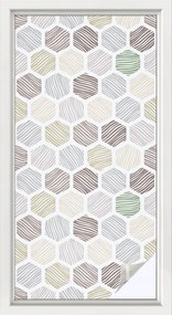 Szélvédőfólia Ablak Adatvédelem Geometrikus hullámok 50x100