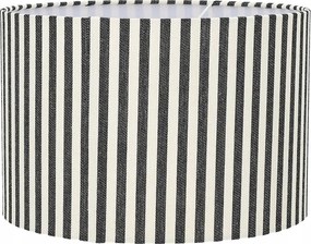 Lámpaernyő Csíkos Lámpabúra 30cm Boho Henger Álló Függőlámpához