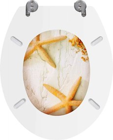 Tengericsillag mintás MDF WC-ülőke