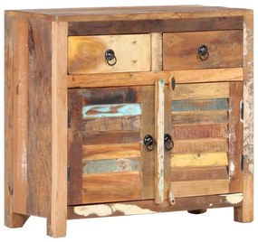 tömör újrahasznosított fa komód 70 x 30 x 68 cm