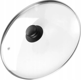 Fedél Üveg Fedél Edény Serpenyő Univerzális Gomb 28 cm