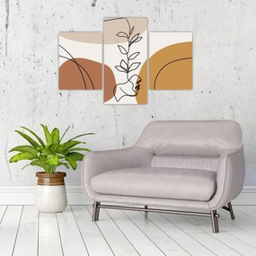 Kép - Boho formák (90x60 cm)