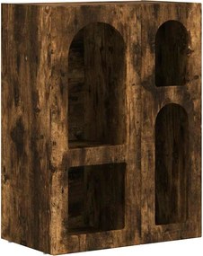 vidaXL Széf Füstölt tölgy 59 x 35 x 80.5 cm Faanyag