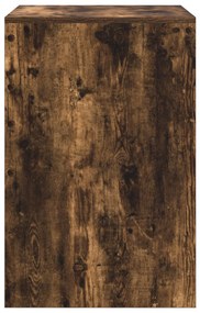 vidaXL Íróasztal Füstölt tölgy Rétegelt fa 60 x 50 x 76 cm Íróasztal