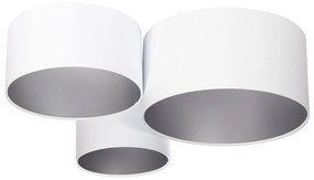 Mennyezeti lámpa SPACE 3xE27/60W/230V fehér/ezüst