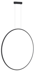 LED csillár SATURNO LED/46W/230V, 80 cm átmérő, IP44, antracit