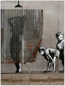 Poszterek 30x40 Banksy kukkolás