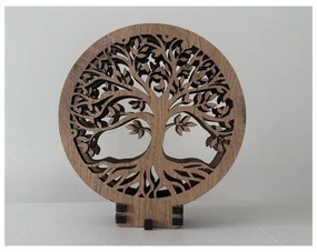 Li-Go 23577/DUB2 - LED fényerőszabályozható asztali dekoráció LED/12W/230V 20x22 cm tölgy