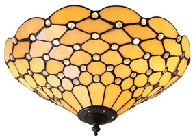 Endon 70242 - Tiffany PEARL mennyezeti lámpa 2xE27/60W/230V Ø 37 cm