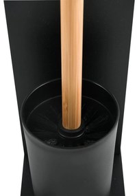 Spirella Toalettpapír-tartó kefével és Yoni tartóval 67 x 22 x 12 cm, fekete