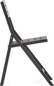 Fekete fém kerti szék Torreta – Kave Home