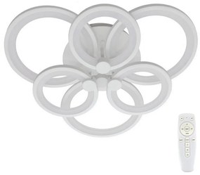 LED Felületre szerelhető csillár SIENA LED/72W/230V fehér + távirányítás