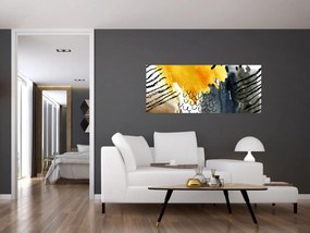 Kép - Absztrakt akvarell (120x50 cm)